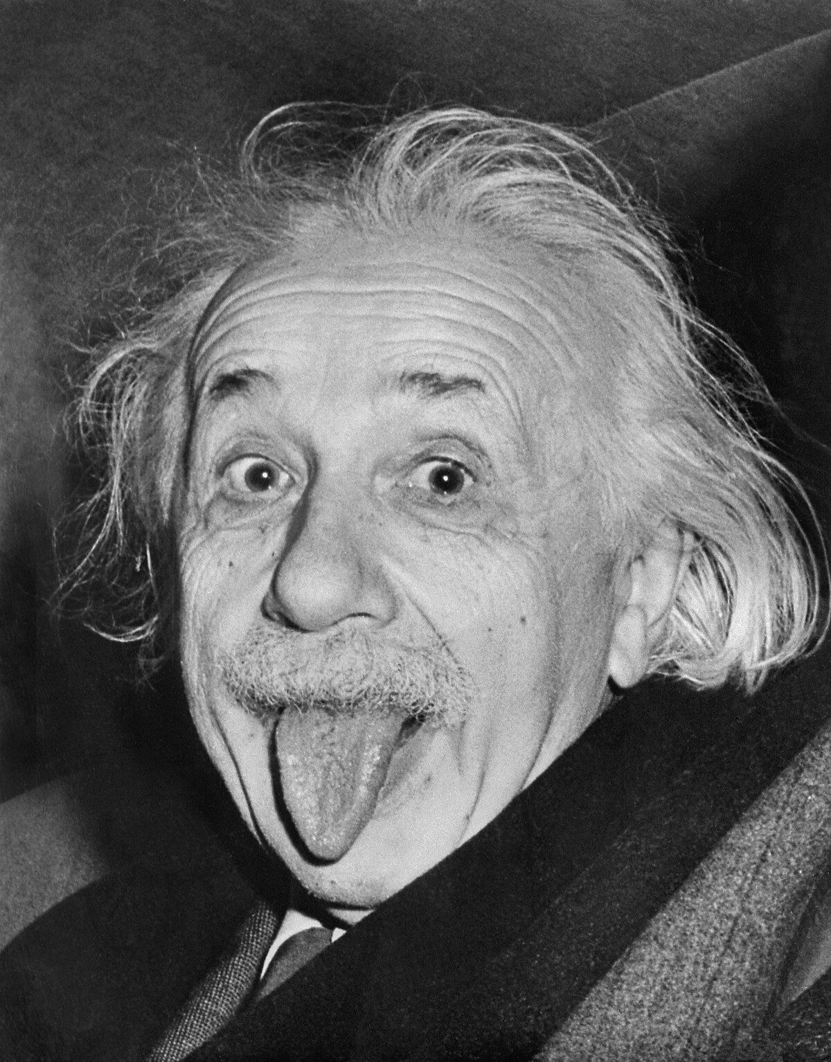 Albert Einstein making Freemason Gesture