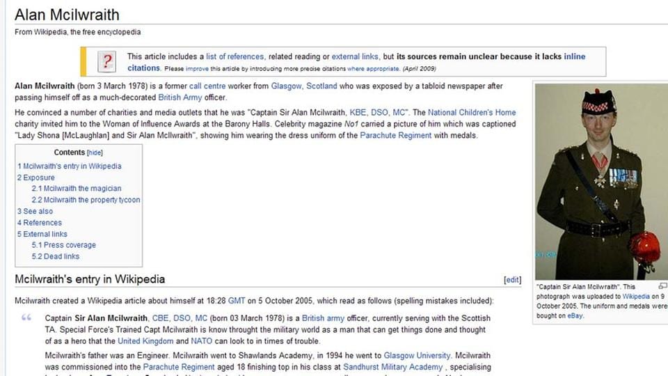 Alan Mcilwraith Wikipedia