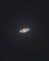 Saturn through a telescope