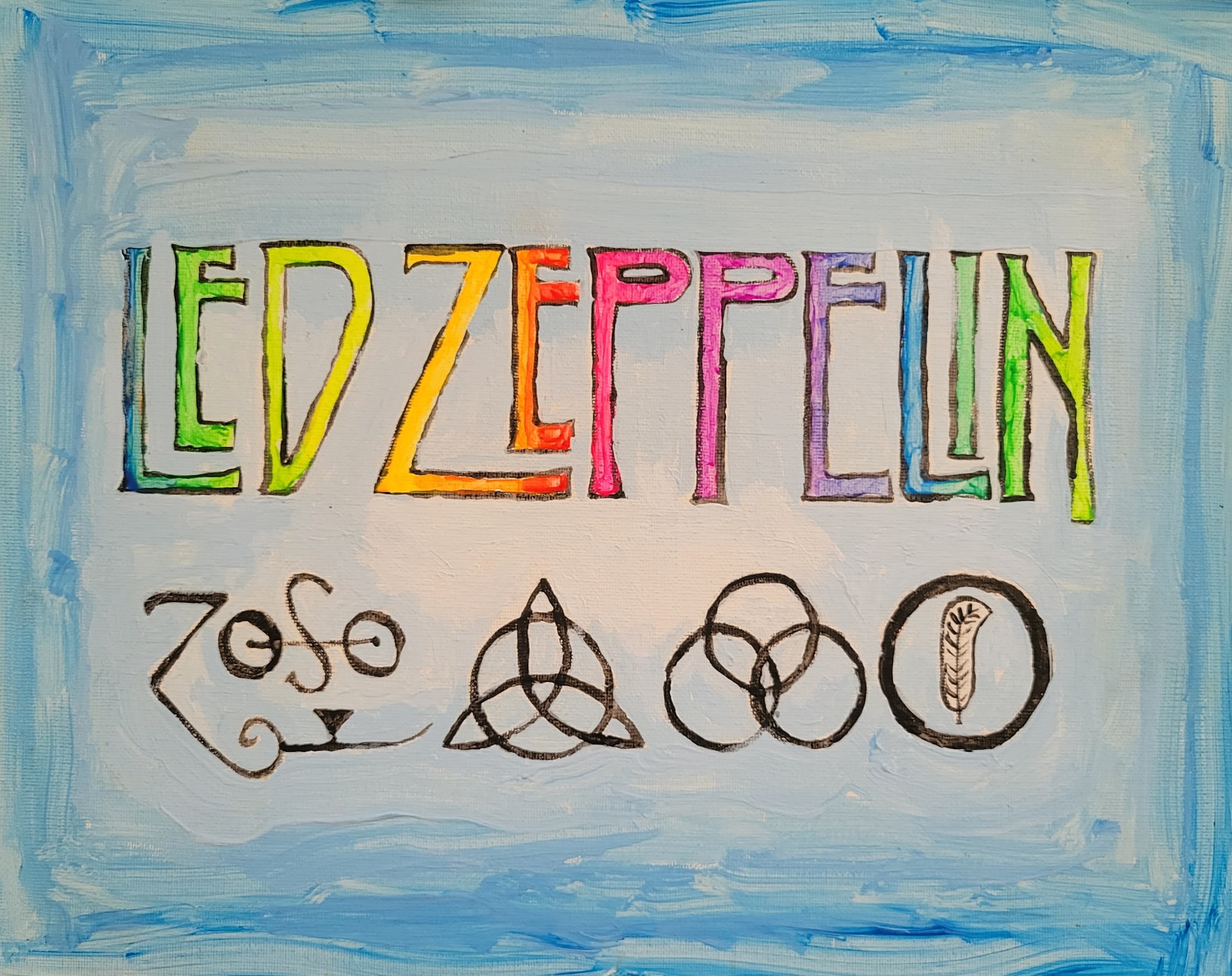 Led Zeppelin Painting